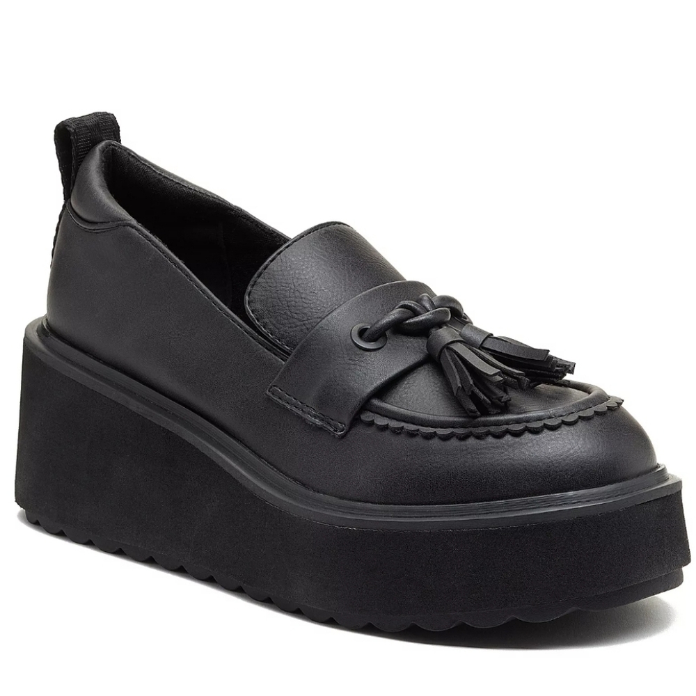 🆕️👞Rocket Dog Harper Women's Platform Loafers - Black, Sz 9 - Picture 2 of 10